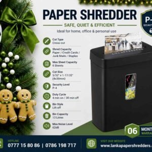 CD 220P Paper Shredder Sri Lanka. Cross Cut Paper Shredder Colombo Sri Lanka