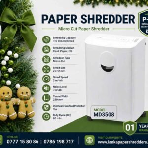 MD 3805 Paper Shredders Sri Lanka. Microcut Paper Shredder Colombo Sri Lanka