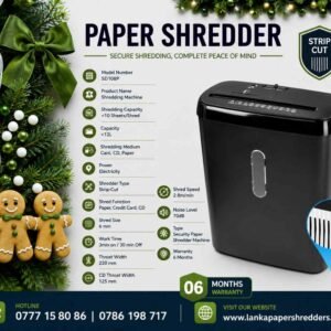 SD 108P Paper Shredders Sri Lanka. Paper Shredders Colombo